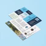 Annual appeal letter and year-end giving design created for the Gallatin River Task Force, featuring impact statistics, conservation map graphics, photography, and branded layout.