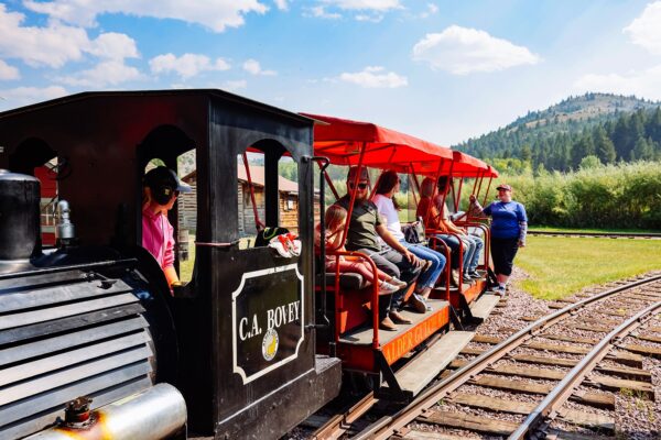 Tourism and lifestyle photography of trail ride at Virginia City and Nevada City Montana for Southwest Montana regional tourism by Digital Spark Creative