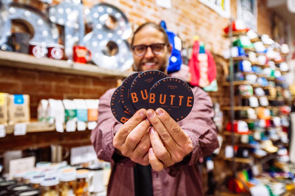 Multi-season tourism and lifestyle photography for Visit Butte Convention and Visitors Bureau highlighting local restaurants, bars, and businesses in Butte Montana by Digital Spark Creative